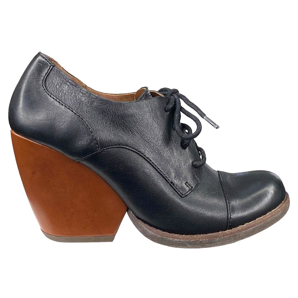 Korks By Kork-Ease Women's Chianne Black Chunky Booties Size US 6.5
